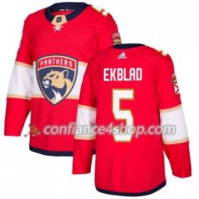 Adidas Maillot de Hockey Florida Panthers Aaron Ekblad 5 2017-2018 Rouge Authentic - Homme